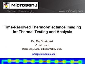 Thermoreflectance imaging