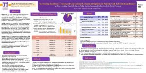 Increasing Residency Training of Goaloriented Treatment Options in