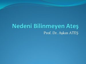 Subfebril ateş Subfebril ateş