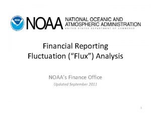 Flux analysis in accounting