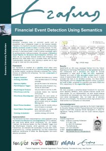 Financial Event Detection Using Semantics Erasmus University Rotterdam