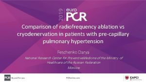 Comparison of radiofrequency ablation vs cryodenervation in patients