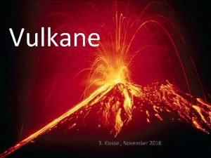 Vulkane