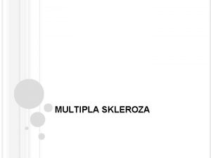 Multipla skleroza