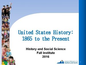 United States History 1865 to the Present History