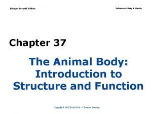 Biology Seventh Edition Solomon Berg Martin Chapter 37