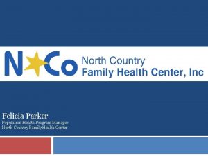 Population health program manager