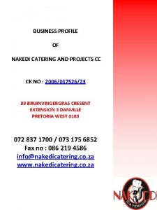 Nakedi catering