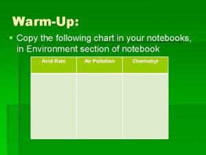 Copy the chart below into your notebook