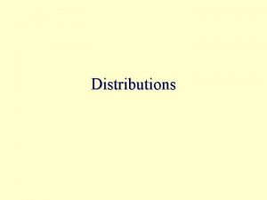Distribution of n identical objects Distribution of n identical objects