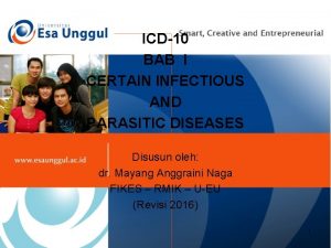 Certain infectious and parasitic diseases