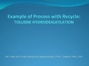 Toluene hydrodealkylation process