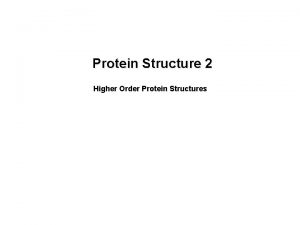 Super secondary structure of protein