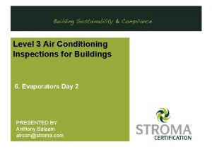 Level 3 Air Conditioning Inspections for Buildings 6