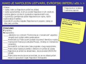 KAKO JE NAPOLEON USTVARIL EVROPSKI IMPERIJ ub 75