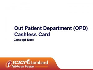 Opd patient card