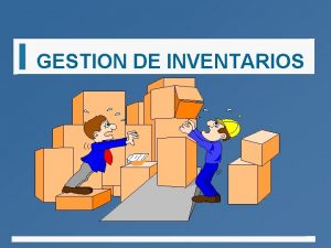 Gestion de inventarios