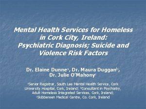 Homeless services cork