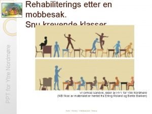 PPT for Ytre Nordmre Rehabiliterings etter en mobbesak