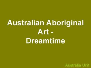 Dreamtime symbols used in art