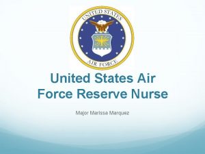 Air force reserve nurse