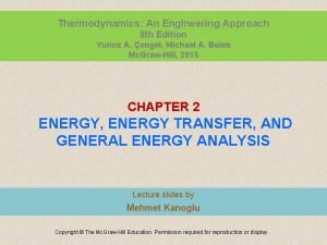 Thermodynamics An Engineering Approach 8 th Edition Yunus