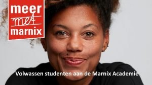 Volwassen studenten aan de Marnix Academie Doelen workshop