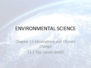Chapter 13 environmental science