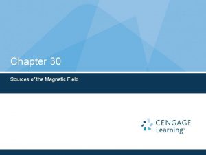 Chapter 30 Sources of the Magnetic Field Magnetic