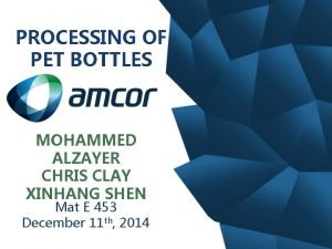 Blow molding process steps Blow molding process steps