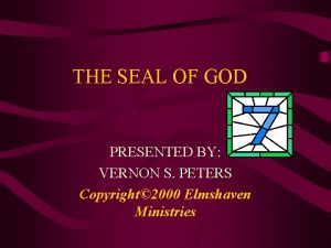Sabbath seal of god