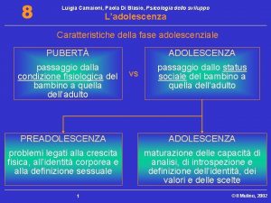 Psicologia dello sviluppo camaioni