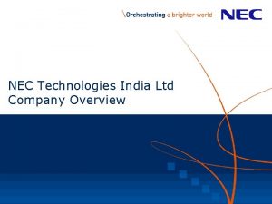 Nec technologies noida address