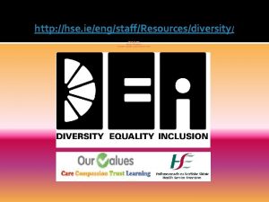 Hse diversity equality and inclusion strategy