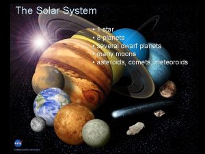 The formation of the solar system