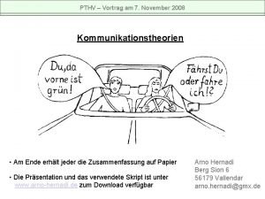 Kommunikationstheorien watzlawick