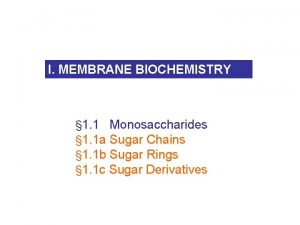 Cyclization of monosaccharides