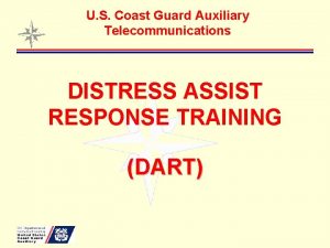 U S Coast Guard Auxiliary Telecommunications DISTRESS ASSIST