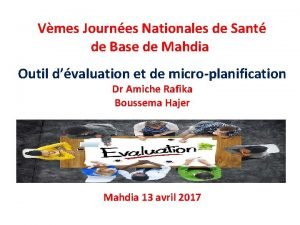 Vmes Journes Nationales de Sant de Base de