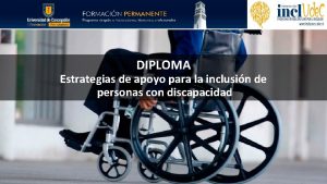 DIPLOMA Estrategias de apoyo para la inclusin de