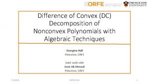 Difference of Convex DC Decomposition of Nonconvex Polynomials