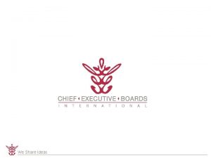 Chief executive boards international