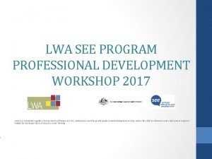 Lwa program