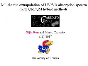Multistate extrapolation of UVVis absorption spectra with QMQM