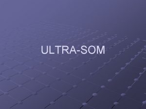 ULTRASOM Ultrasom uma modalidade de penetrao profunda capaz