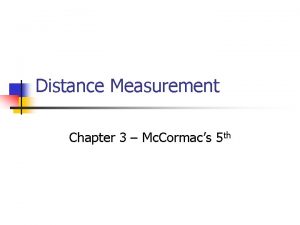 Pacing formula(surveying)
