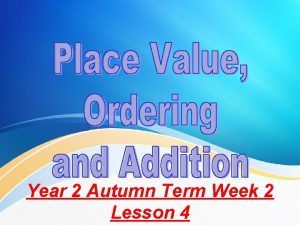Year 2 Autumn Term Week 2 Lesson 4