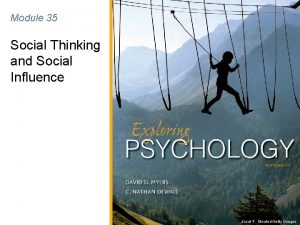 Social thinking and social influence in psychology