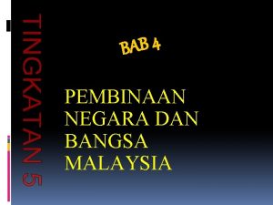 Tuntutan orang melayu dalam ptm 1948 Tuntutan orang melayu dalam ptm 1948