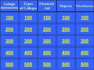 Types Financial College Admissions of Colleges Aid Degrees